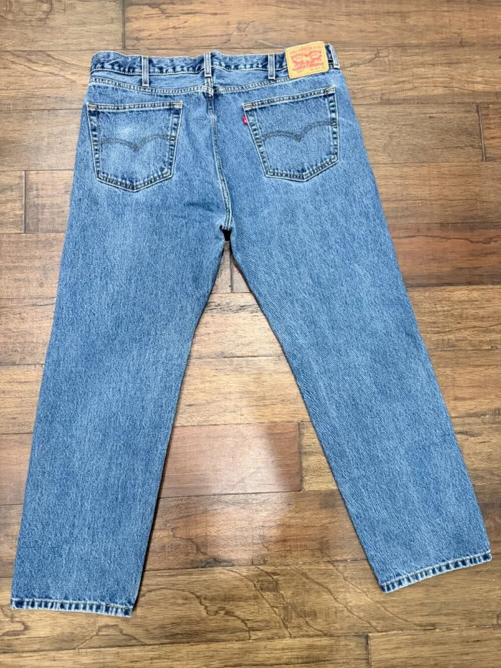Levi’s 505 Regular Fit Jeans Men’s W40 L30 Medium Wash Straight Leg 100% Cotton